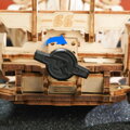 RoboTime 3D drevené puzzle Pretekárske auto