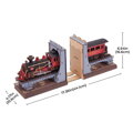 RoboTime 3D drevené puzzle Zarážka na knihy Historický parný vlak