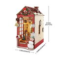 RoboTime 3D puzzle Zarážka na knihy Vianočný interiér