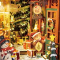 RoboTime 3D puzzle Zarážka na knihy Vianočná ulička