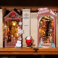 RoboTime 3D puzzle Zarážka na knihy Vianočná ulička