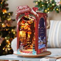 RoboTime 3D puzzle Zarážka na knihy Vianočná ulička