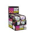 Schylling NeeDoh Stláčacia Sugar Skull mačka svietiaca v tme