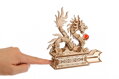 Ugears 3D drevené mechanické puzzle Drak