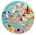 Vilac Magnetická mapa sveta