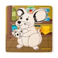 Woody Puzzle Baby - myška