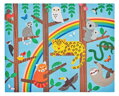 Petitcollage Obojstranné puzzle 2v1 Džungľa, 3 hračky pre deti