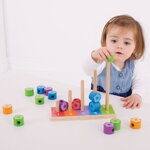 Montessori hračky pre deti navliekanie