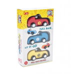Le Toy Van set závodných áut pullback, 1, hračky pre deti