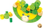 Balancujúca žaba 1, drevené hračky pre deti