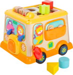 Motorická hračka Školský autobus  1, drevené hračky pre deti