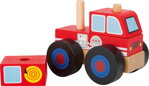 Skladacie hasičské auto 1, drevené hračky pre deti