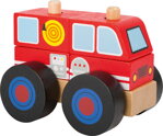 Skladacie hasičské auto 3, drevené hračky pre deti