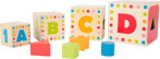 Didaktické vkladacie kocky ABC 3, drevené hračky pre deti