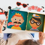 Petitcollage Magnetické puzzle Veselé tváre 25ks, 1, kreatívne hračky pre deti