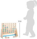Drevená hra Štyri v rovine XXL 5, drevené hračky pre deti