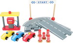 Drevená pretekárska dráha s autíčkami 6, drevené hračky pre deti