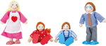 Drevené ohýbateľné rodinné bábiky 1, drevené hračky pre deti