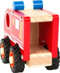 Drevené auto Sanitka 4, drevené hračky pre deti