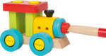 Stavebnica - Konštrukčný vlak 4, drevené hračky pre deti