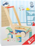 Drevený vozík s kockami Move it! 5, drevené hračky pre deti