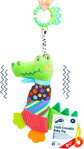 Naťahovací krútiaci sa krokodíl 3, drevené hračky pre deti
