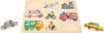 Drevené vkladacie puzzle Dopravné prostriedky 1, drevené hračky pre deti