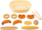 Pečivo v košíku Fresh 1, drevené hračky pre deti
