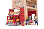 Tidlo Drevené požiarne auto, 2, hračka pre deti