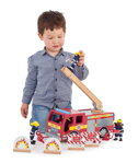 Tidlo Drevené požiarne auto, 3, hračka pre deti