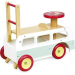 Drevené odrážadlo Minibus 2v1, 2, hry pre deti