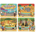 Drevené puzzle Zoo, 1, hry pre deti