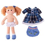 Bigjigs Toys Látková bábika Katie - 34 cm, 2, hračky pre deti