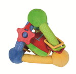 Bigjigs Toys Textilný aktívny trojuholník, 1, hračky pre deti