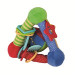 Bigjigs Toys Textilný aktívny trojuholník, 2, hračky pre deti