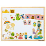 Bigjigs Toys Drevená magnetická tabuľa, 5109 hračky pre deti