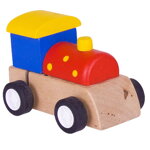 Bigjigs Toys Farebná mašinka na naťahovanie 1 ks, 2, hračky pre deti