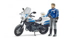 Bruder 62731 Bworld policajná motorka Scrambler Ducati a policajt, 3 hračky pre deti