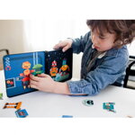 Petitcollage Magnetická knižka Roboti, 2, hračky pre deti