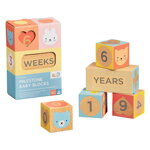 Petitcollage Štýlové kocky Milestone, 1, hračky pre deti