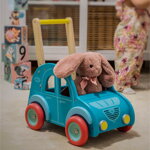 Vilac Drevený vozík autíčko - modré, 2, hračky pre deti