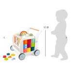 Small Foot Drevené chodítko Slon, 4, hračky pre deti