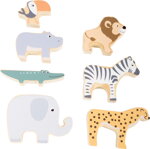 Small Foot Skladacie zvieratká Safari, 2426 hračky pre deti