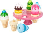 Small Foot Zmrzliny v kornútku na stojane, 1 hračky pre deti
