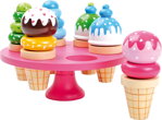 Small Foot Zmrzliny v kornútku na stojane, 3 hračky pre deti
