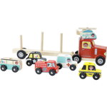 Vilac Drevený kamión s autíčkami na nasadzovanie, 4336 hračky pre deti