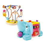 Bino Motorická kocka Slon, 4 hračky pre deti