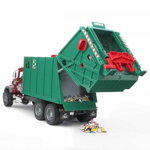 ákladné auto MACK Granit smetiar zelený, 2 hračky pre deti