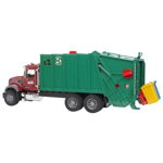Bruder 2812 Nákladné auto MACK Granit smetiar zelený, 3 hračky pre deti