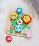 Petitcollage Puzzle ozubené kolieska Stromček, 4 hračky pre deti